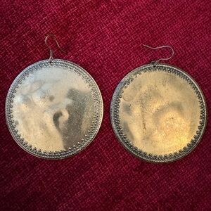 Cato Large Medallion Earrings